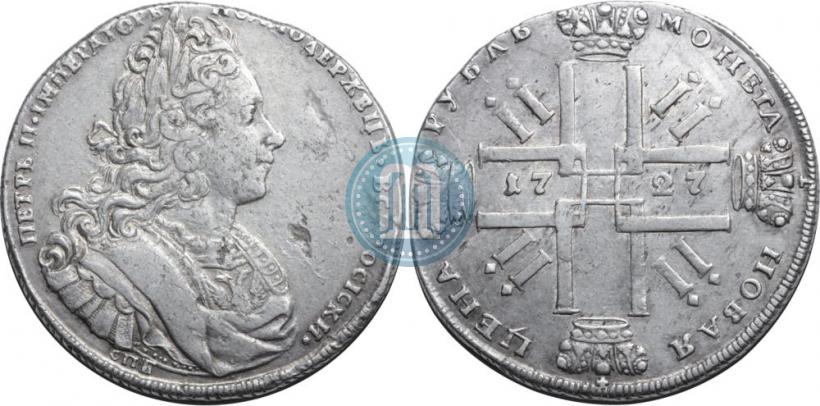 Picture 1 rouble 1727 year СПБ "Petersburg type"