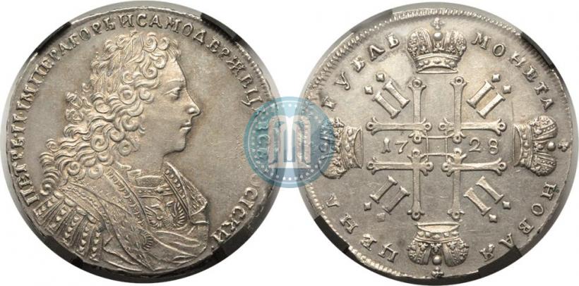 Picture 1 rouble 1728 year  "Type of 1728"