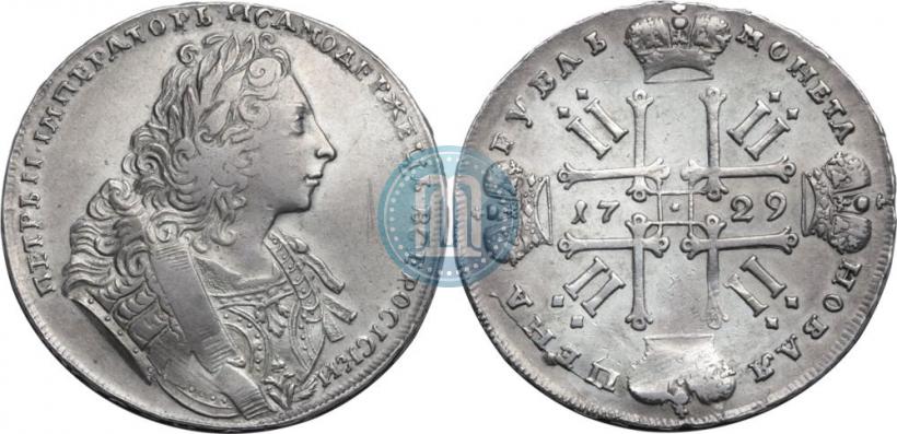 Picture 1 rouble 1729 year  "Type of 1729"
