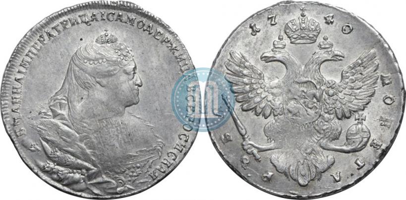 Picture 1 rouble 1740 year  "Moscow type"