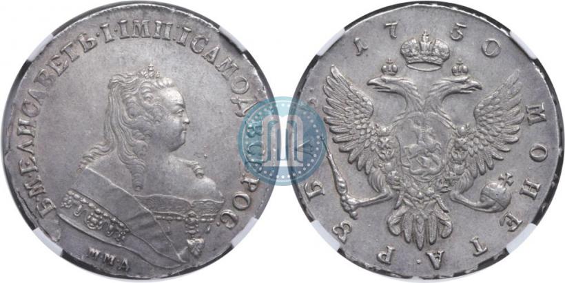 Picture 1 rouble 1749 year ММД 
