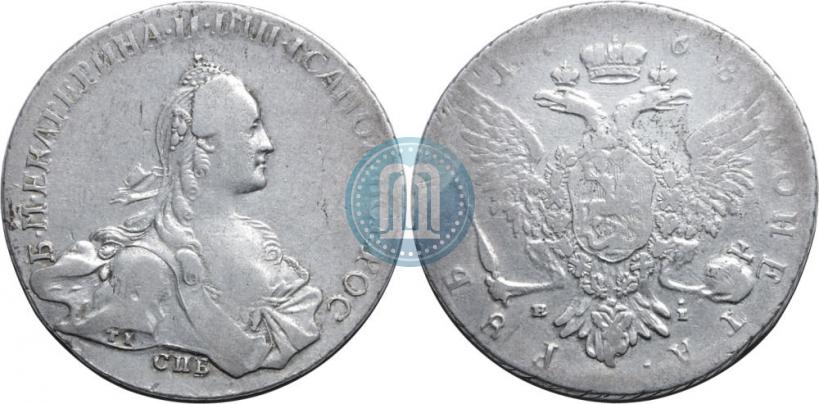 Picture 1 rouble 1768 year СПБ-EI 