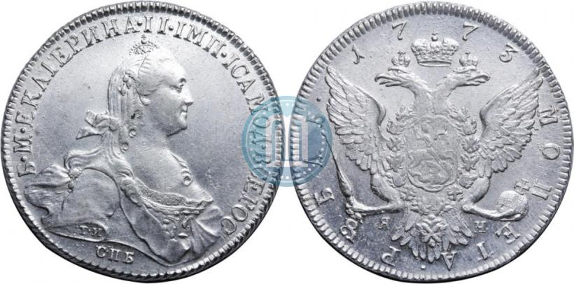 Picture 1 rouble 1773 year СПБ-ФЛ 