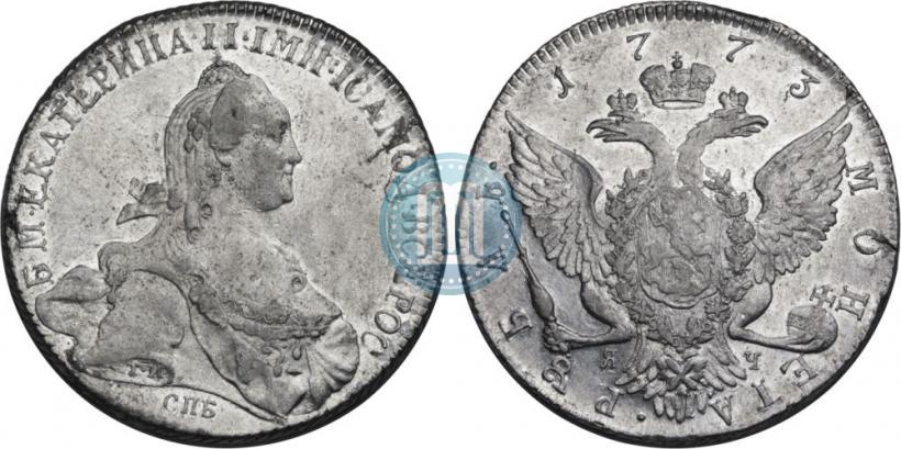 Picture 1 rouble 1773 year СПБ-ФЛ 