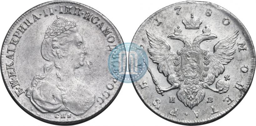 Picture 1 rouble 1780 year СПБ-ИЗ 