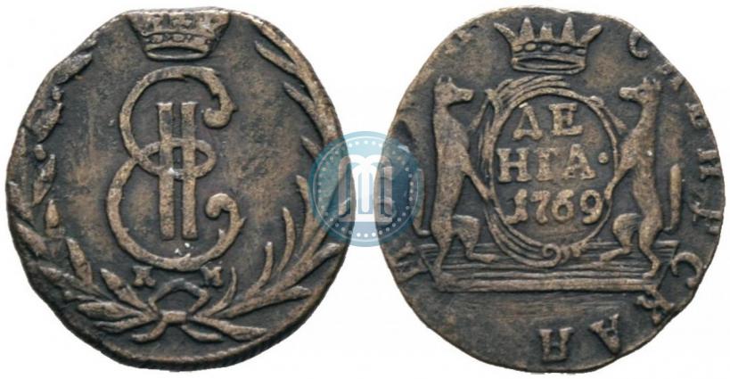 Фото Денга 1769 года КМ 