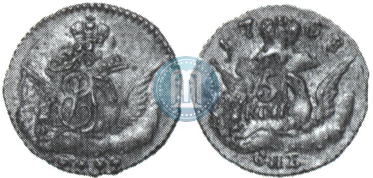Фото 5 копеек 1758 года СПБ 