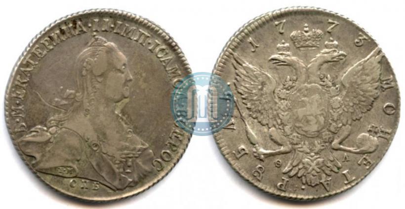 Picture 1 rouble 1773 year СПБ-ФЛ 