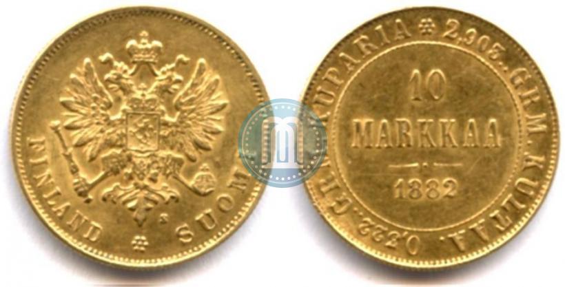 Picture 10 markkaa 1882 year S 