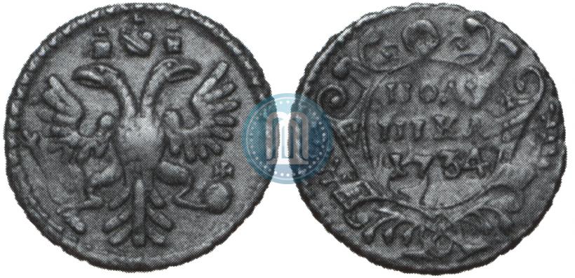 Picture Polushka 1734 year  