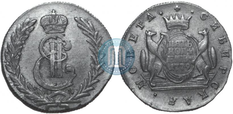 Фото 5 копеек 1779 года КМ 