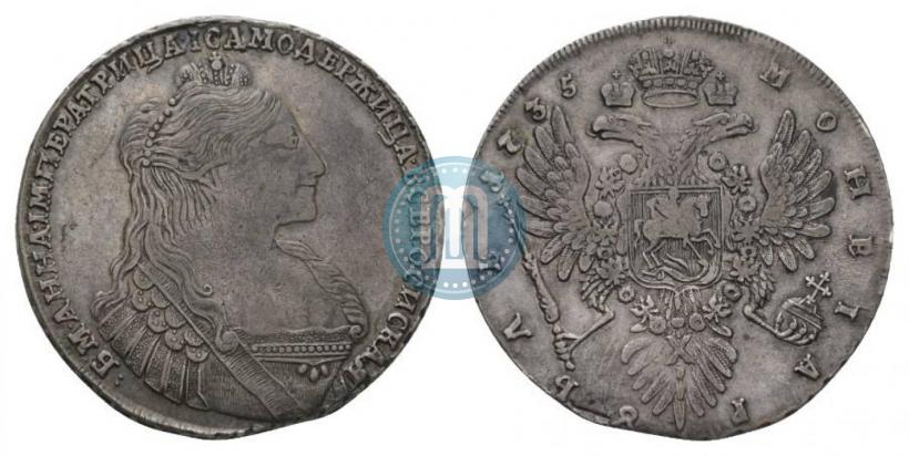 Picture 1 rouble 1735 year  