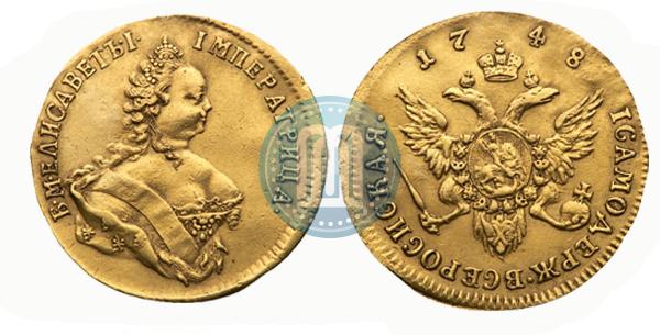 Picture 1 ducat 1748 year  