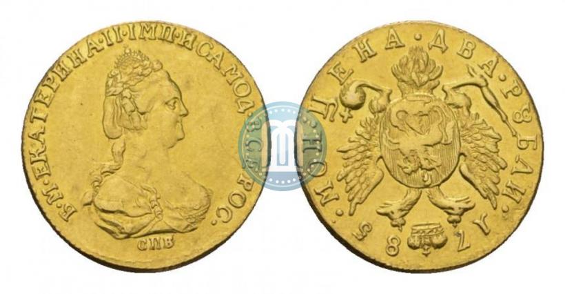 Picture 2 roubles 1785 year СПБ 