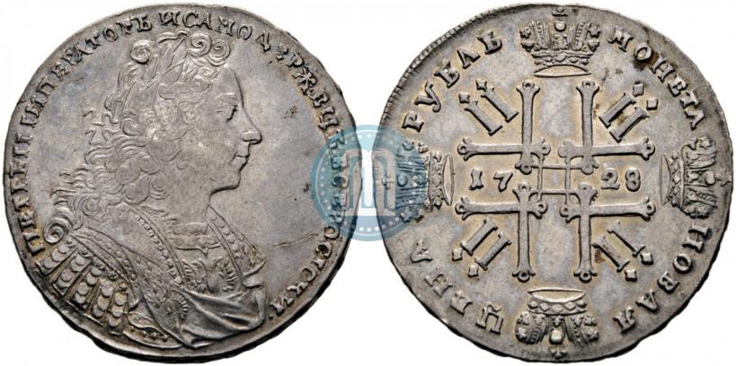 Picture 1 rouble 1728 year  "Type of 1728"