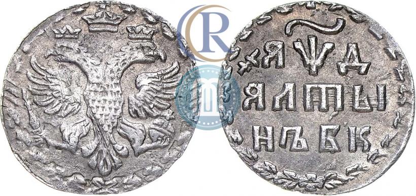 Фото Алтын 1704 года БК 