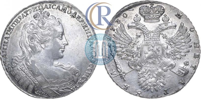 Фото 1 рубль 1730 года  