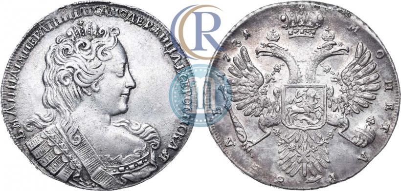 Фото 1 рубль 1731 года  