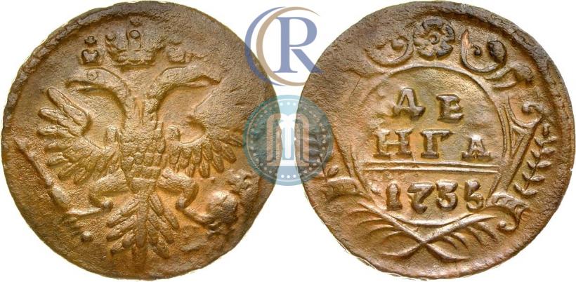 Фото Денга 1735 года  