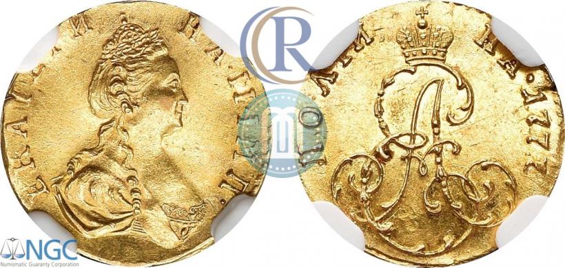 Фото Полтина 1777 года  
