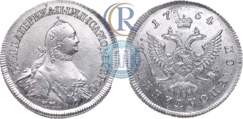 Фото Полуполтинник 1764 года ММД-EI-Т.I. 