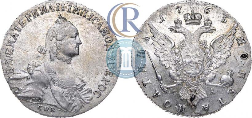 Фото Полтина 1765 года СПБ-СА 