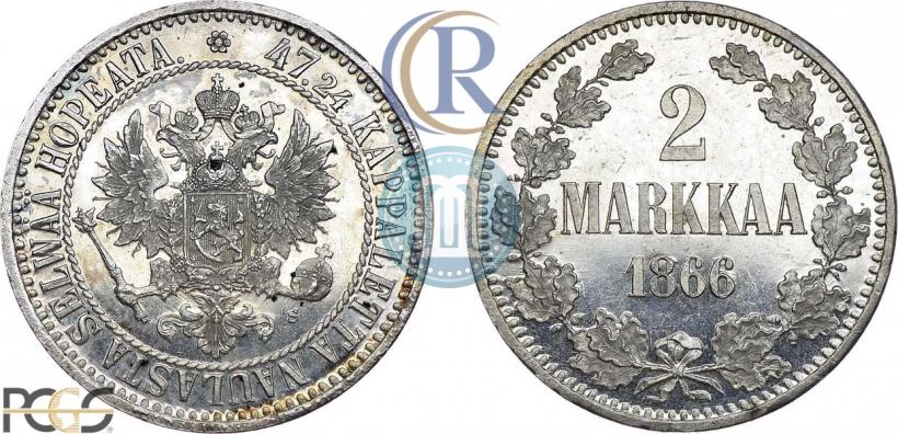 Фото 2 марки 1866 года S 