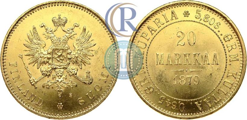 Picture 20 markkaa 1879 year S 