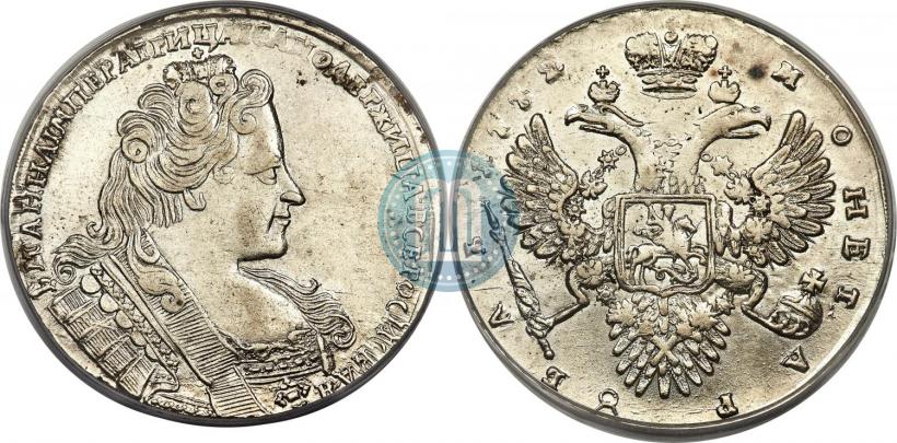 Picture 1 rouble 1732 year  