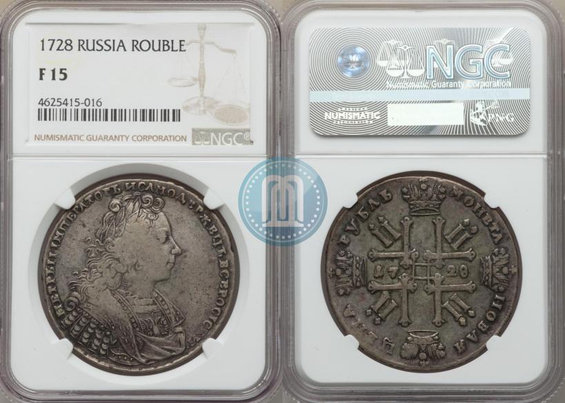 Picture 1 rouble 1728 year  "Type of 1728"