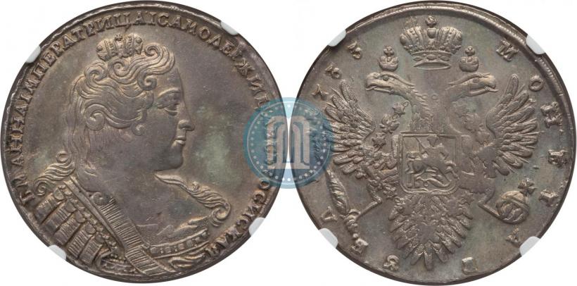 Picture 1 rouble 1733 year  