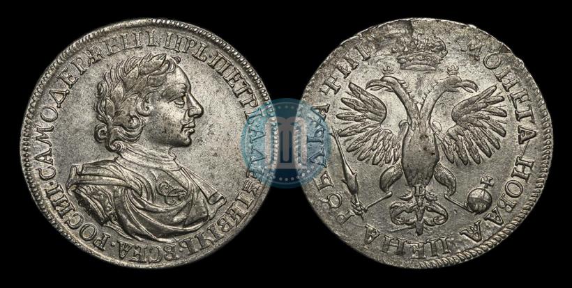 Фото 1 рубль 1718 года OK-L 