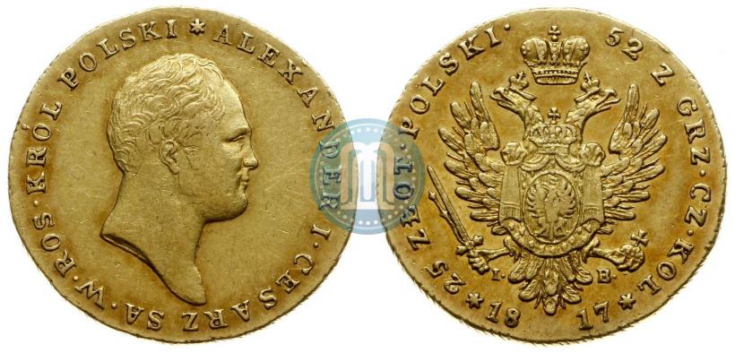 Picture 25 złotych 1817 year IB 