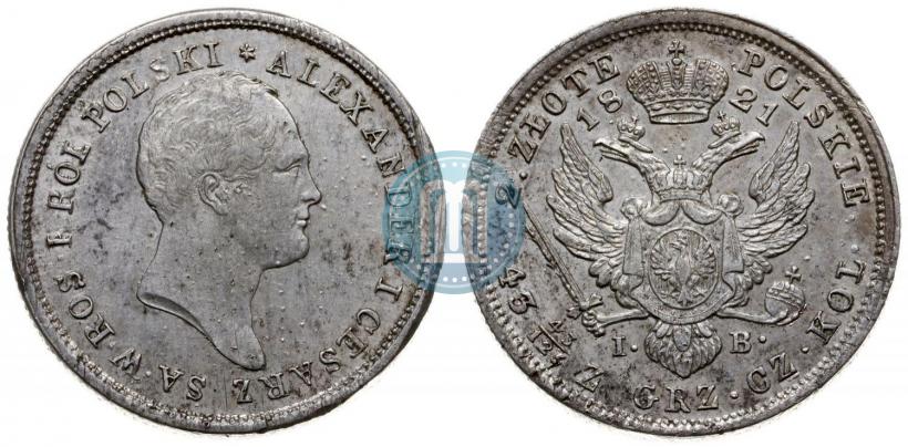 Picture 2 złote 1821 year IB 