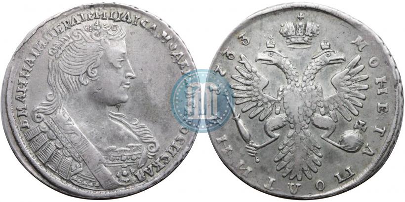 Фото Полтина 1733 года  
