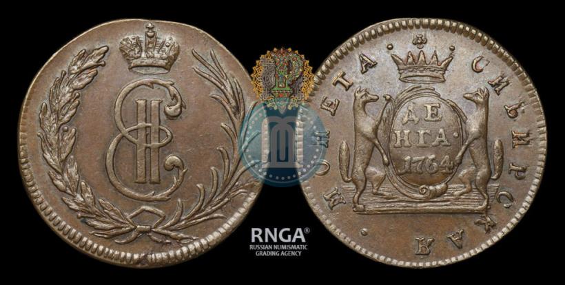 Фото Денга 1764 года  