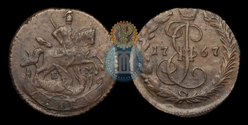 Фото Денга 1767 года ЕМ 