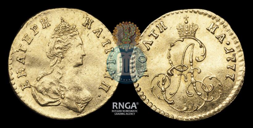 Фото Полтина 1777 года  