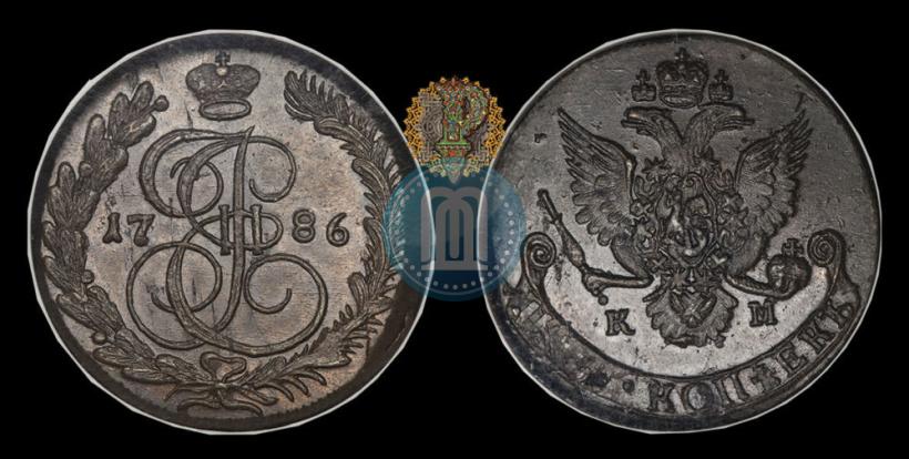 Picture 5 kopecks 1786 year КМ 