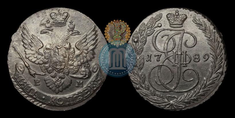 Фото 5 копеек 1789 года ЕМ 