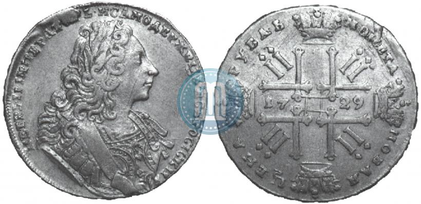Picture 1 rouble 1729 year  "Type of 1729"