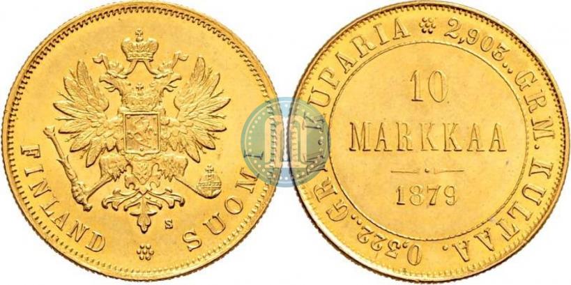 Фото 10 марок 1879 года S 