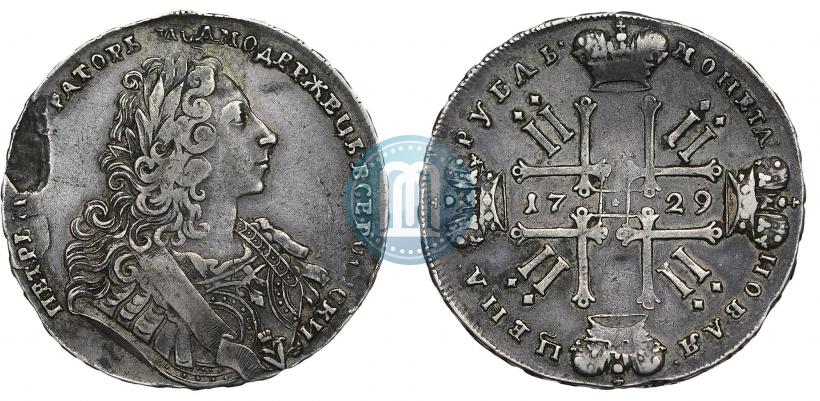 Picture 1 rouble 1729 year  "Type of 1729"