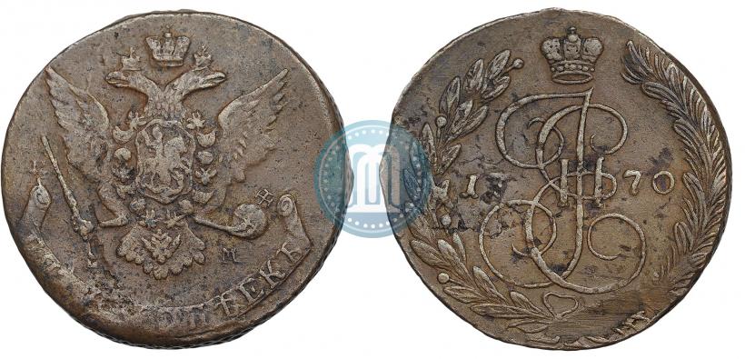 Фото 5 копеек 1770 года ЕМ 