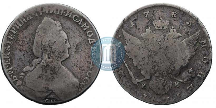 Picture 1 rouble 1783 year СПБ-ММ 