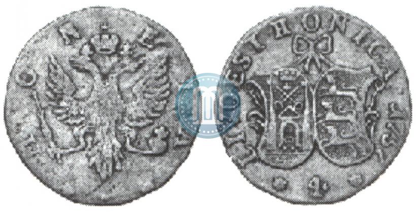 Фото 4 копейки 1757 года  "Ливонез"