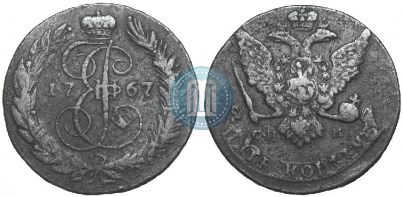 Picture 5 kopecks 1767 year СПМ 