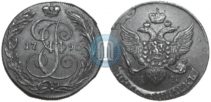 Picture 5 kopecks 1790 year КМ 