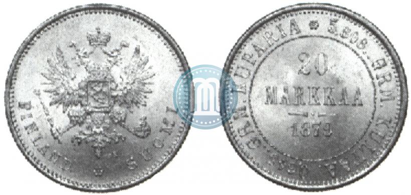 Picture 20 markkaa 1879 year S 