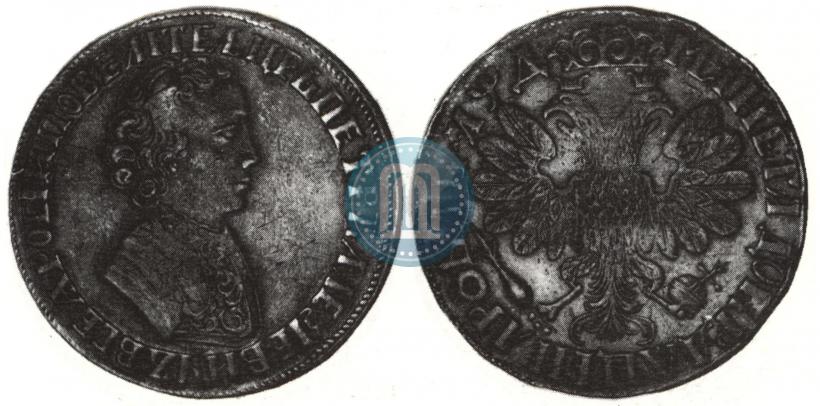 Picture 1 rouble 1704 year  